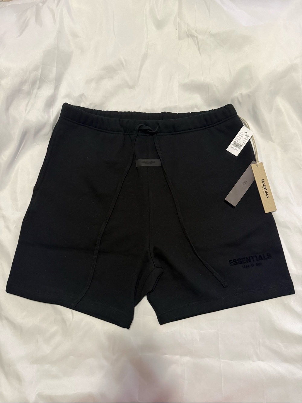 Fear of God ESSENTIALS Men’s Black Athletic Drawstring Shorts Size L